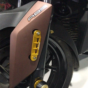 Motocicleta AccessoriesCNC de Aluminio X-MAX Eje Delantero Coper la Placa de la Cubierta Decorativa Para Yamaha 2017-2019 Xmax X MAX300 250 400 125