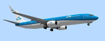 1:72 1:100 de Boeing 737-900 Avión Real holandesa de aviación Civil de Pasajeros de Aviones 3D Modelo de Papel a los Niños de la Educación de Adultos Juguetes de