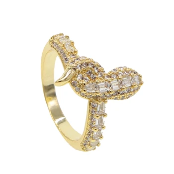 Mini serpiente anillo cz pavimentadas de oro de color plateado mujer señora moda aniversario del anillo de dedo de los animales de la fiesta de la boda de la joyería de regalo