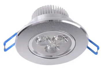 10pcs Nueva 3W LED Techo Abajo Luz Empotrada Accesorio Cálido Blanco Frío Gabinete de la Lámpara de la Bombilla