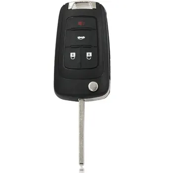 4 Botón Flip Tecla del control Remoto Plegable Coche Smart Clave 315MHz o 433Mhz ID46 Chip para Chevrolet Cruze 2011-sin Cortar la Cuchilla