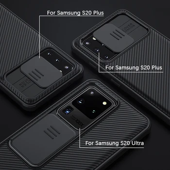 Para Samsung Galaxy S20/S20 Plus/S20 Ultra A51 A71 Caso,NILLKIN Cámara de Protección de la Diapositiva Proteger la Cubierta LensProtection Caso de S20