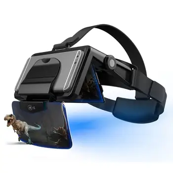 2021 AR Cuadro Holográfica Efectos Inteligente Casco de Realidad Aumentada Gafas de Realidad Virtual 3D AR Gafas para ver de 4.7 6.3 pulgadas Teléfono