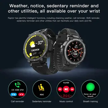 2021 NUEVO Reloj Inteligente IP68waterproof Hombres Mujeres Monitor de Ritmo Cardíaco Bluetooth Conectar el Smartwatch de la Aptitud Para KOSPET Raptor
