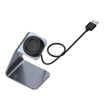 Metal USB Cargador de Muelle Soporte Magnético para Samsung-Galaxy reloj 42/46 mm Engranaje S2 Sport Classic S3 Frontera SM-R760 R800