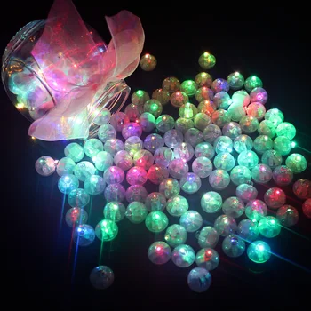 LED Globo de Luz Brillantes Globos de Navidad de la Bola Luminosa de la Fiesta de Mini Lámparas de Flash de Luces de Neón Bolas de Halloween Decoración de la Boda