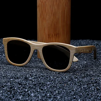 Nuevo de la Moda de Bambú Gafas Polarizadas Señora | de Bambú de los Hombres de Conducción Gafas de sol, Marca Clásica Retro Gafas Polarizadas