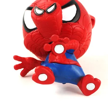 10cm de Spiderman Figuras de Acción de Hombre Araña en el Spiderverse Gwen Stacy Peter Parker Modelo de Juguetes para los Niños