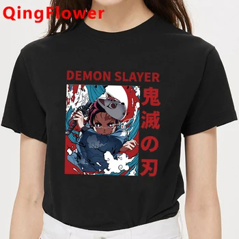 El demonio de la Culpa de Anime de Camiseta de los Hombres Demon Slayer Harajuku T-shirt de Moda Funy de dibujos animados Kimetsu No Yaiba la Camiseta de la parte Superior de Moda de Camisetas Masculinas