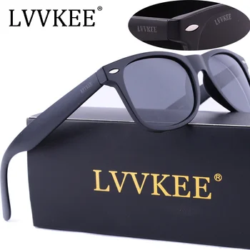 2019 NUEVA LVVKEE marca de las Mujeres Gafas de sol Polarizadas Clásico Remache de Viajes gafas de Sol para los Hombres Oculos Gafas De Sol Con caja Original