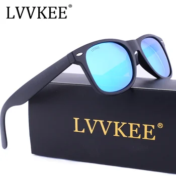 2019 NUEVA LVVKEE marca de las Mujeres Gafas de sol Polarizadas Clásico Remache de Viajes gafas de Sol para los Hombres Oculos Gafas De Sol Con caja Original