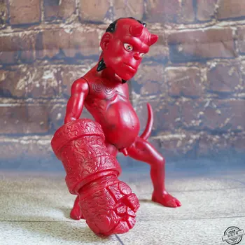 El Infierno Baron 2 Hellboy Infierno Niño De 6 Pulgadas Super Hero Baby Versión Móvil De La Muñeca Modelo De Juguete Figura De Acción