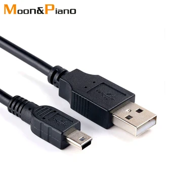 Cable Mini USB a USB macho a Macho de Carga Cable de Carga de Línea Para MP3 MP4 Reproductor de DVR del Coche de GPS de la Cámara Digital HDD 2018 Nuevo