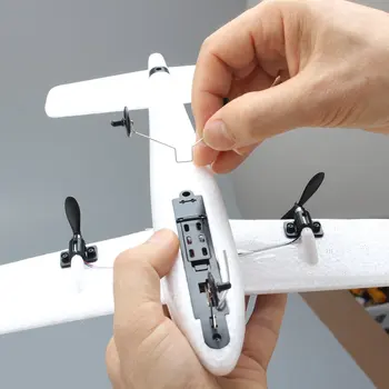 RC Drone Control Remoto de BRICOLAJE Planeador de Control Remoto Avión Multi-Eje del Sistema de Giroscopio RC Modelo de Avión de Juguete