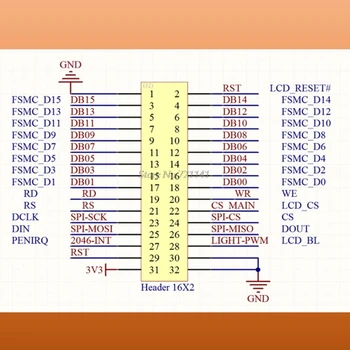 STM32F407VET6 la Junta de Desarrollo Cortex-M4 STM32 mínimos del sistema de aprendizaje de la junta de núcleo ARM de la junta de +3,2 pulgadas TFT LCD Con Pantalla Táctil