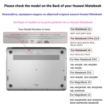 Vuelva a colocar la Tapa Para Huawei Matebook Mate 13 14 Mate Libro X Pro 2019 2020 Para el Mate D 14 D 15 MagicBook14 MagicBook15 ordenador Portátil de la PC