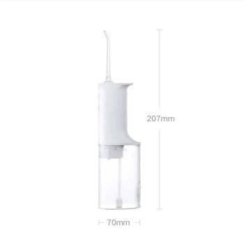 Xiaomi Mijia Eléctrico Oral Regantes irrigador oral 200ml de Capacidad de agua IPX7 Agua Palillo Dental Care 4 rueda Nivel