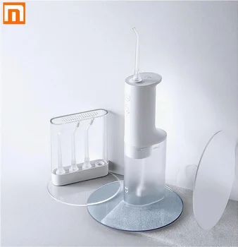 Xiaomi Mijia Eléctrico Oral Regantes irrigador oral 200ml de Capacidad de agua IPX7 Agua Palillo Dental Care 4 rueda Nivel