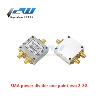 SMA divisor de potencia 2-8G WIFI de un punto dos de RF microstrip divisor de potencia 500-6000MHz 1.5-8G