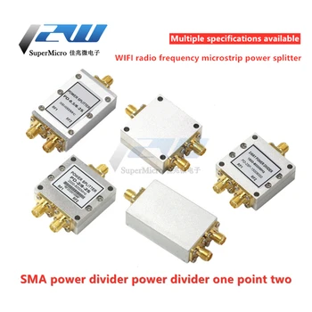 SMA divisor de potencia 2-8G WIFI de un punto dos de RF microstrip divisor de potencia 500-6000MHz 1.5-8G