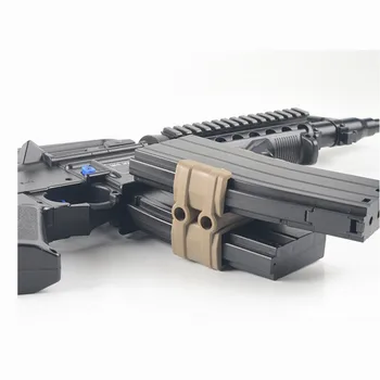 M4 AR15 Magazine Doble Conector Rifle Pistola de Velocidad, Cargador de Airsoft Paralelo Conector de Accesorios de Caza