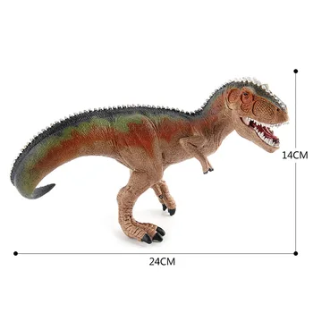Gran Gigantosauro de Dinosaurios del Jurásico de Simulación de Juguete Modelo de PVC Blando de Plástico Pintado a Mano de Animales Juguetes para los Niños Regalo de Navidad