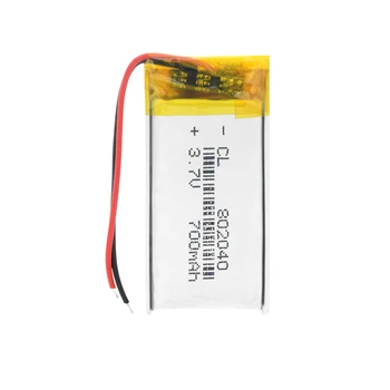 802040 Batería de Polímero de litio 1/2/4Pcs 3.7 V 700mah batería Recargable de Li-ion de la Célula de GPS para la PSP de la Serie Altavoz Bluetooth de la Cámara del Banco de la Alimentación