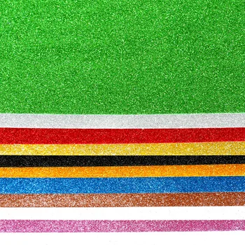 10PC/Pack 20x30CM de Colores hechos a Mano de Oro en Polvo de Esponja de Papel DIY Manualidades de Scrapbooking Flash de Espuma Manual de Papel de Arte de suministro de Materiales