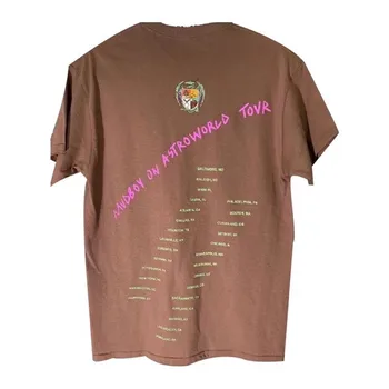 2020ss Travis Scott Cactus Jack Sheck Wes Mudboy Camiseta de las Mujeres de los Hombres de Calidad Superior de Astroworld T Camisa Mens Camisetas