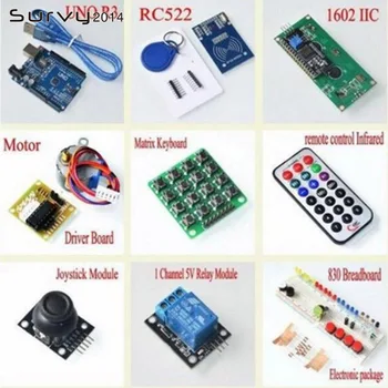 1 juego de Aprendizaje Starter Kit RFID para el Arduino UNO R3 Versión Actualizada de Aprendizaje Suite de bricolaje, electrónica