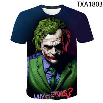 2020 Verano Nueva Joker 2 3D camisetas de Niño Niña Niños de la Moda Streetwear Hombres, Mujeres y Niños Impreso T-shirt Cool Tops Camiseta