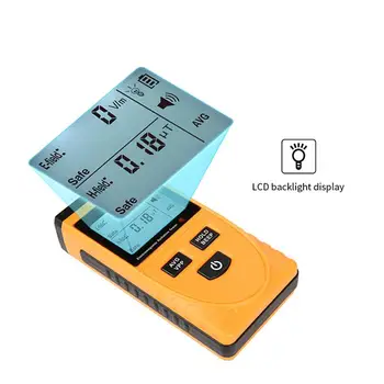 LCD de Radiación Electromagnética Detector Tester Medidor de Radiación Dosímetro Contador de Medición Para el Equipo del Teléfono Móvil