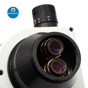 Simul-focal 7X-45X Trinocular de la Industria de Inspección de Zoom Estéreo Microscopio Jefe de la unidad Principal Microscopio ocular WF10X de 20 mm de la Lente del Ocular
