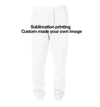 REAL ESTADOUNIDENSE de EE.UU. TAMAÑO Personalizado de tu propio 3D Sublimación de la impresión de la cadena de Carrito de Sudor Pantalones - plus tamaño