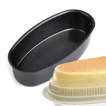 9 Pulgadas No de Palo de Forma Oval molde de tarta de queso en el Pan de Molde de Pan Bandeja de horno de Cocina DIY Suministros para hornear Pastel de Herramientas para Hornear