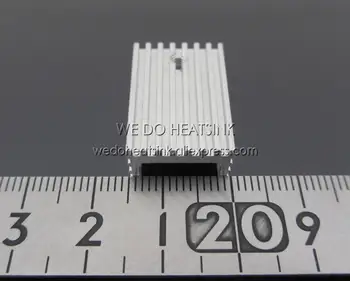 Softonic DISIPADOR de calor 20pcs 22x15x7mm Disipadores de Aluminio del Radiador del Disipador de calor A-220/TO220 MOSFET