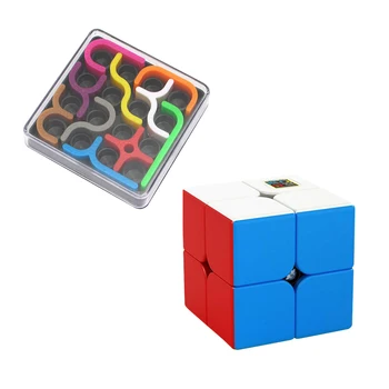 ZCUBE 3D de Creative Intelligence 3x3x3 Mini Serpiente de Puzzle Loco de la Curva de Juegos Geométricos Matriz de Línea de Rompecabezas Juguetes Para el Aprendizaje de los Niños