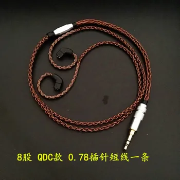 Corto bluetooth cable de los auriculares de bricolaje de auriculares de alambre de 45 cm-50 cm mmcx ie80 im50 ue900 tf10 A2DC