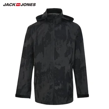 JackJones Hombres Deportivo Streetwear Causal de la Moda patrón de la Chaqueta con Capucha|219321530
