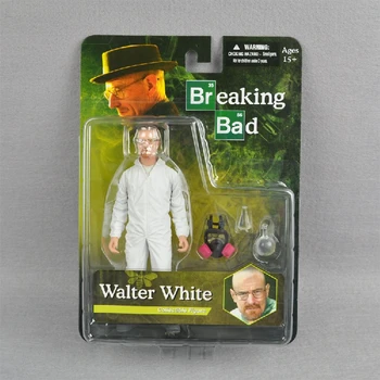 Caja de regalo de 28cm Breaking Bad Heisenberg de la figura de acción de la muñeca de la historieta del PVC de Walter white modelo de juguete d10