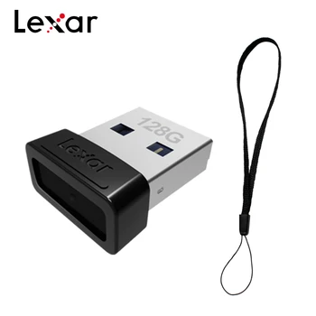 Original de Lexar Unidad Flash USB S47 USB 3.1 128GB Max Velocidad de Lectura de 250 mb/s Mini Disco de U Pendrive de 32GB, 64GB de Memoria Stick