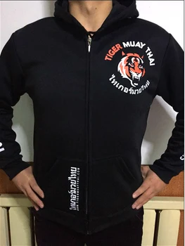 Body-building ropa Tiger Muay Thai MMA boxeo Muay Thai camiseta de manga Larga de la 