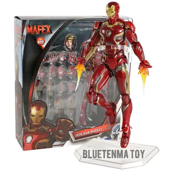 Marvel los Vengadores, la Liga de Iron Man Mark45 Mafex 022 PVC Figura de Acción de Juguete de la Muñeca de la Navidad Regalo de Cumpleaños