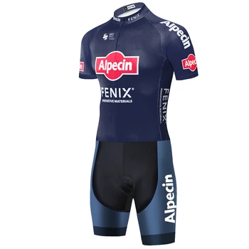 2020 equipo de alpecin fenix ciclismo skinsuit 12D shorts para HOMBRE skinsuit verano seco y rápido culotte ciclismo triatlón traje de los hombres
