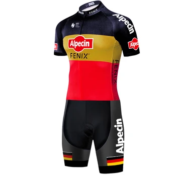 2020 equipo de alpecin fenix ciclismo skinsuit 12D shorts para HOMBRE skinsuit verano seco y rápido culotte ciclismo triatlón traje de los hombres
