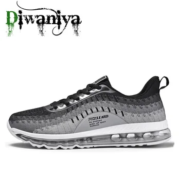Diwaniya de la Marca del Diseñador de Deporte Zapatillas de Cojín de Aire Ligero y Transpirable Zapatillas de deporte de la Moda de Primavera de las Mujeres los hombres Zapatos