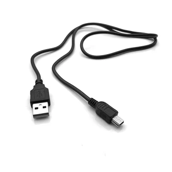 100Pcs/Lote de 80 cm de USB 2.0 a Macho A Mini 5 Pin B los Datos de Carga del Cargador del Cable Adaptador de Cable de 5TLR Mini Adaptador USB para MP3, Reproductor de MP4