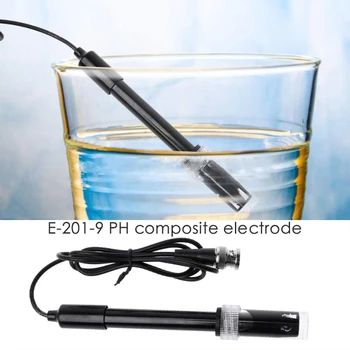 E-201-9 Tipo de Laboratorio pH Electrodo de Conexión de la Sonda Electrodo BNC Conector