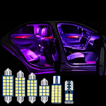4pcs Libre de Errores Bombillas LED Interior del Coche Kit de Iluminación Blanca de la Lámpara de Lectura Para el Subaru XV Forester SJ 2013 2016 2017 2018