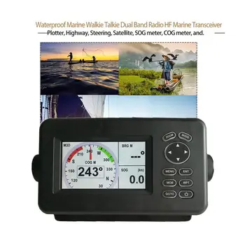 BAJA PRECIO de HP-528A Transpondedor AIS Clase B Combinado GPS 4.3 LCD a Color Marino Navegador GPS de Navegación de Alarma Localizador GPS Integrado